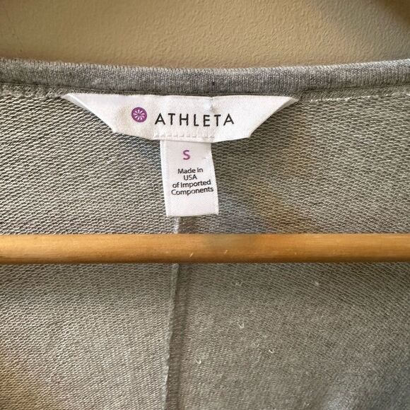 Athleta NWT Crossover Sweatshirt Dress in Heather Gray Size S - Picture 6 of 6
